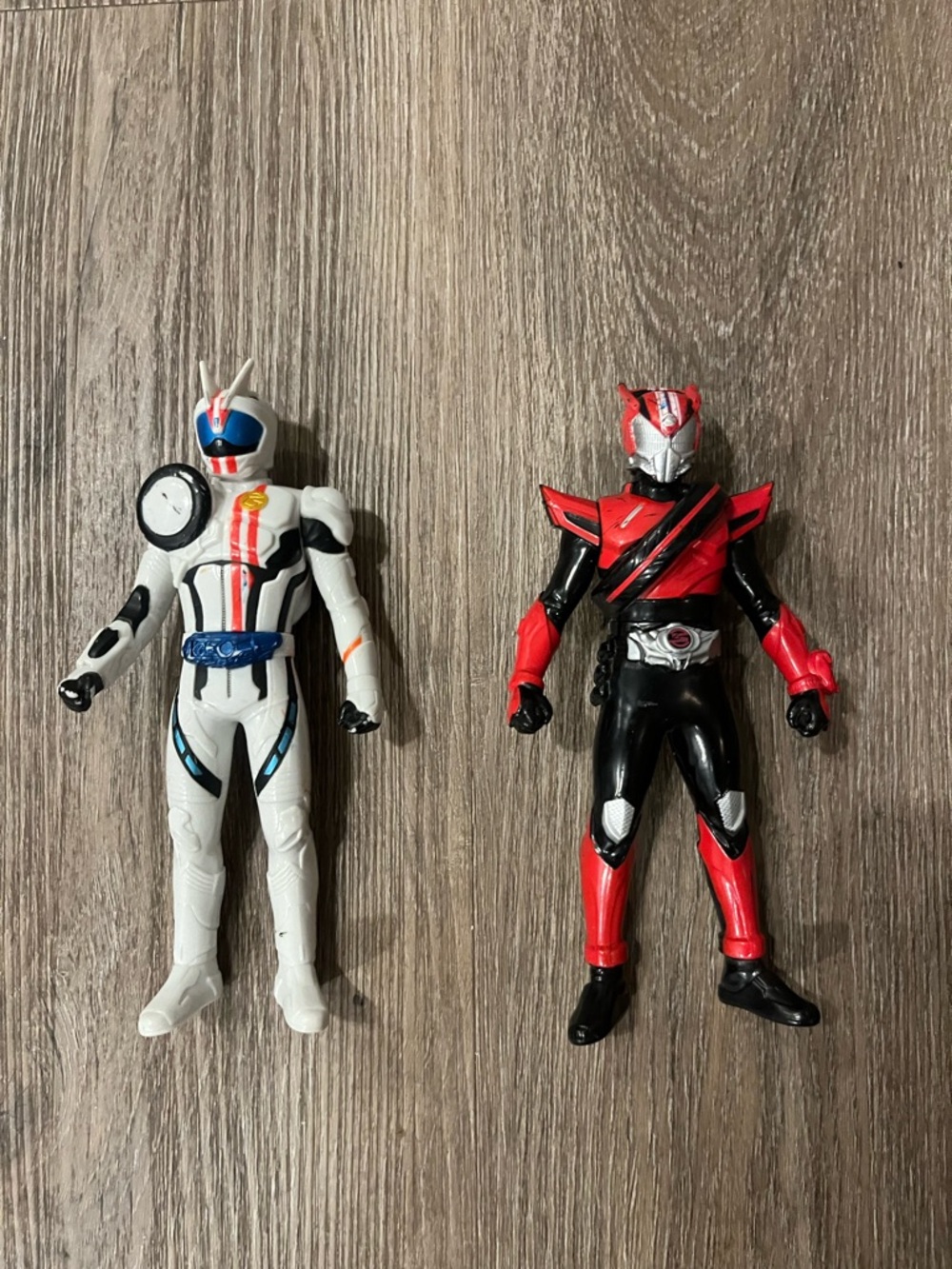 Red & White Hero Action Figure Duo - Kids Superhero Playset